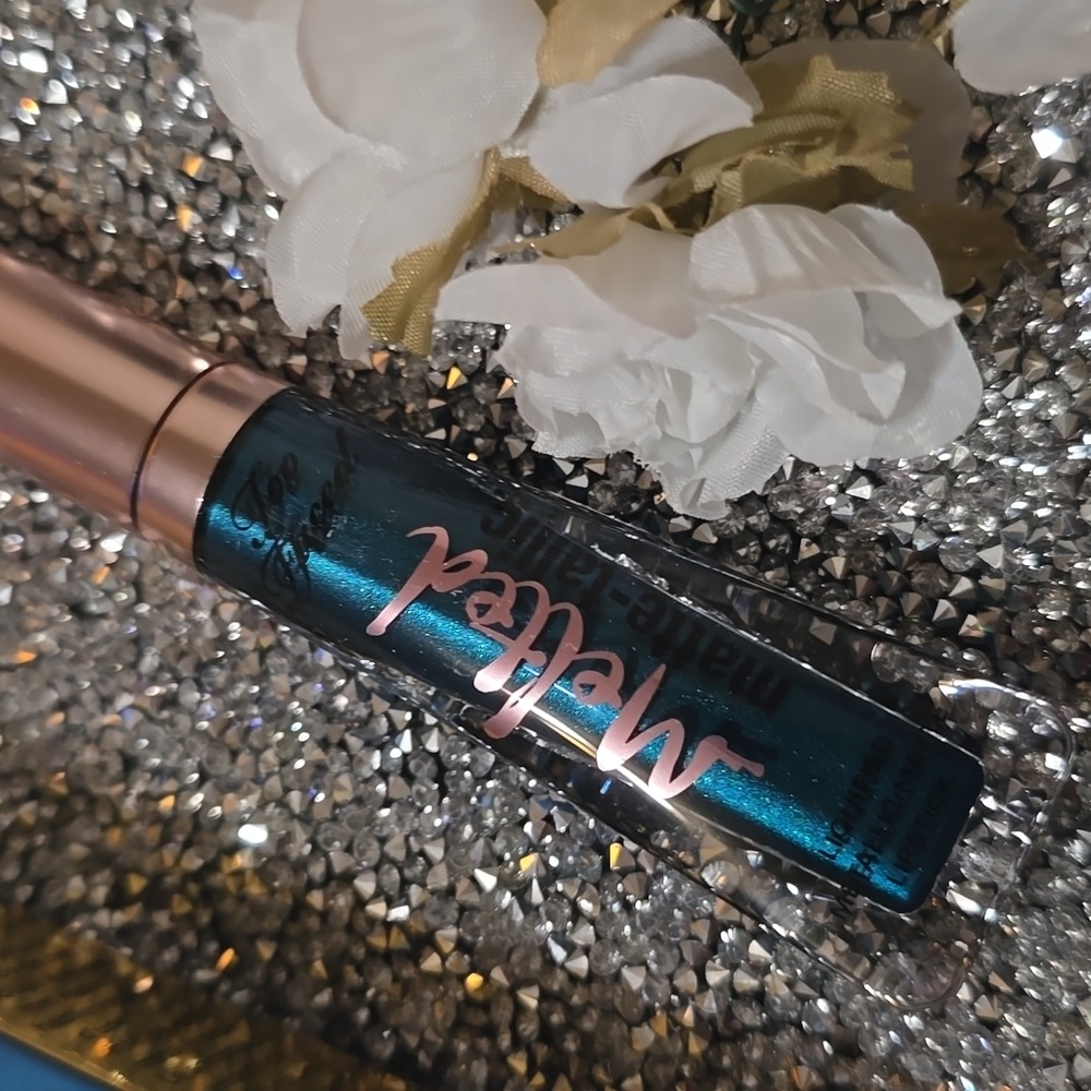 🌟HP🌟🧚‍♀️THE REAL TEAL Too Faced DISCONTINUED Melted Metallic Lip NWT - Picture 8 of 8